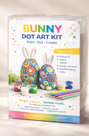 Bunny Dot Art Kit